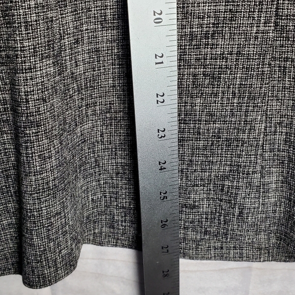 Preston & York Black White Button Down Pockets Suit Jacket Blazer Size 12 - Picture 9 of 10